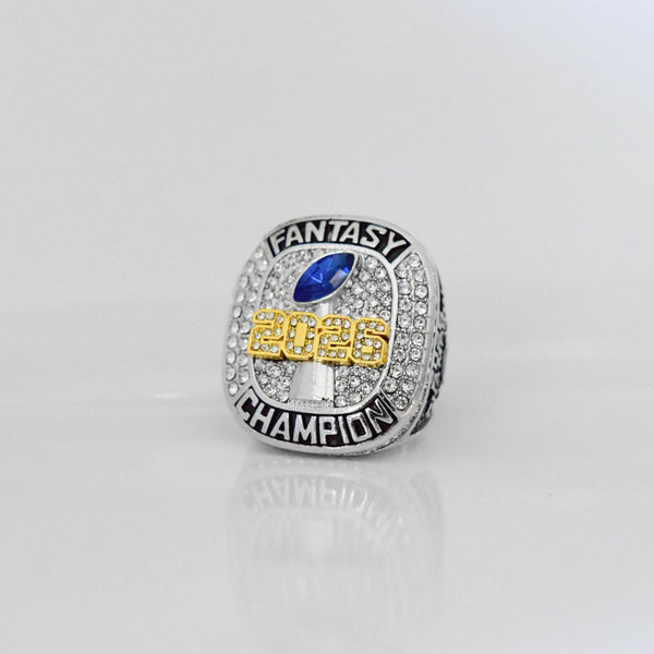 Fantasy 2026 League Champion (Elite Design) - FoxRings Exclusive - FFL Football Championship Ring