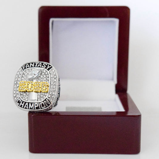 Fantasy 2026 League Champion (Elite Design) - FoxRings Exclusive - FFL Football Championship Ring