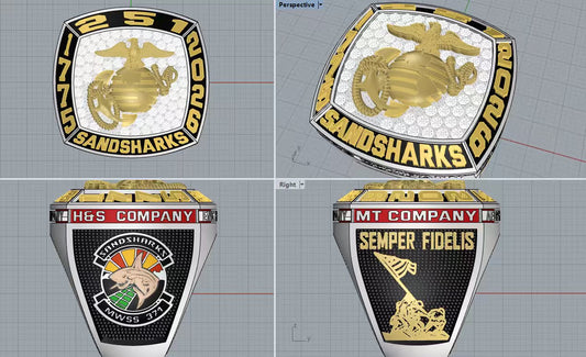Sandsharks MWSS 371 Rings - 2026 Ring Order