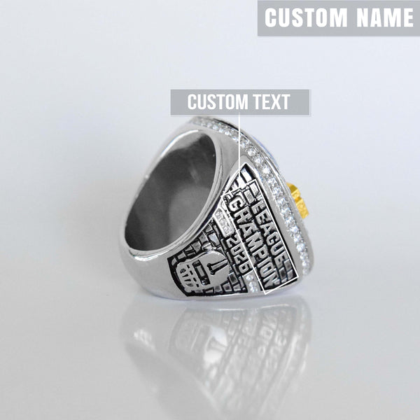 2026 Fantasy League Champion (Elite Design) CUSTOM NAME - FoxRings Exclusive - FFL Football Championship Ring