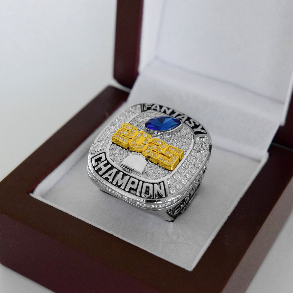 Fantasy 2025 League Champion (Elite Design) - FoxRings Exclusive - FFL Football Championship Ring