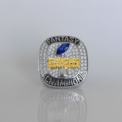 Fantasy 2025 League Champion (Elite Design) - FoxRings Exclusive - FFL Football Championship Ring