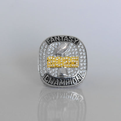 Fantasy 2025 League Champion (Elite Design) - FoxRings Exclusive - FFL Football Championship Ring