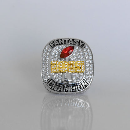 Fantasy 2025 League Champion (Elite Design) - FoxRings Exclusive - FFL Football Championship Ring