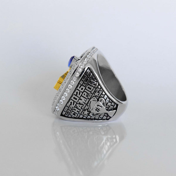 Fantasy 2026 League Champion (Elite Design) - FoxRings Exclusive - FFL Football Championship Ring