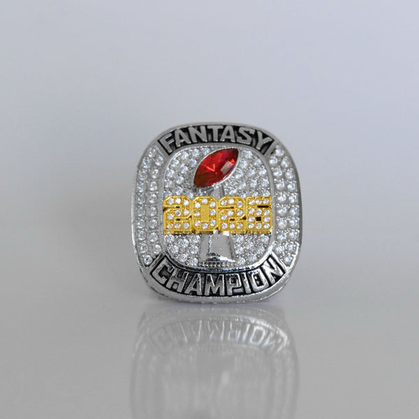 2026 Fantasy League Champion (Elite Design) CUSTOM NAME - FoxRings Exclusive - FFL Football Championship Ring