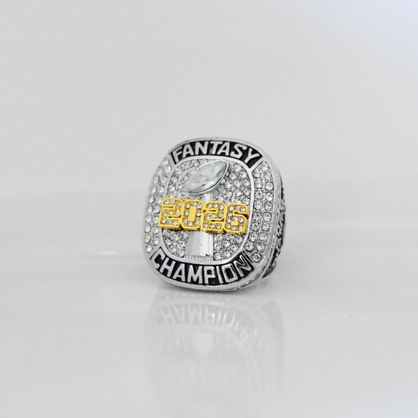 Fantasy 2026 League Champion (Elite Design) - FoxRings Exclusive - FFL Football Championship Ring