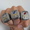 Fantasy 2022 League Champion (Elite Design) 3 Ring Set - FoxRings Exclusive - FFL Football Championship Ring - Fox - Rings