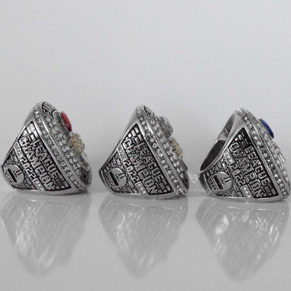 Fantasy 2022 League Champion (Elite Design) 3 Ring Set - FoxRings Exclusive - FFL Football Championship Ring - Fox - Rings