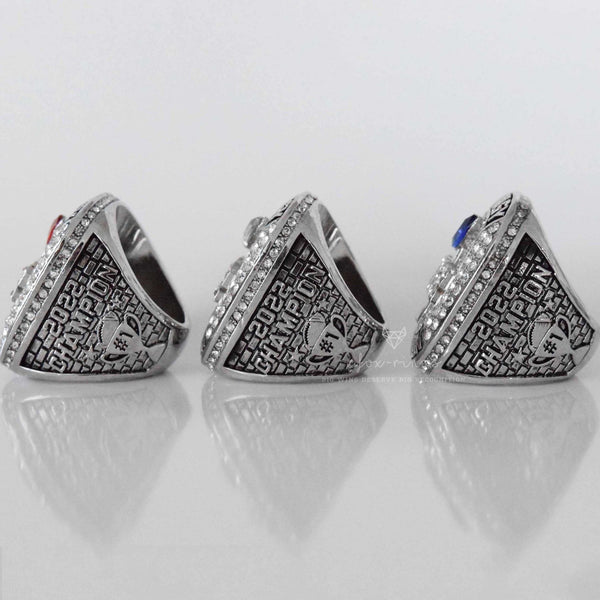 Fantasy 2022 League Champion (Elite Design) 3 Ring Set - FoxRings Exclusive - FFL Football Championship Ring - Fox - Rings