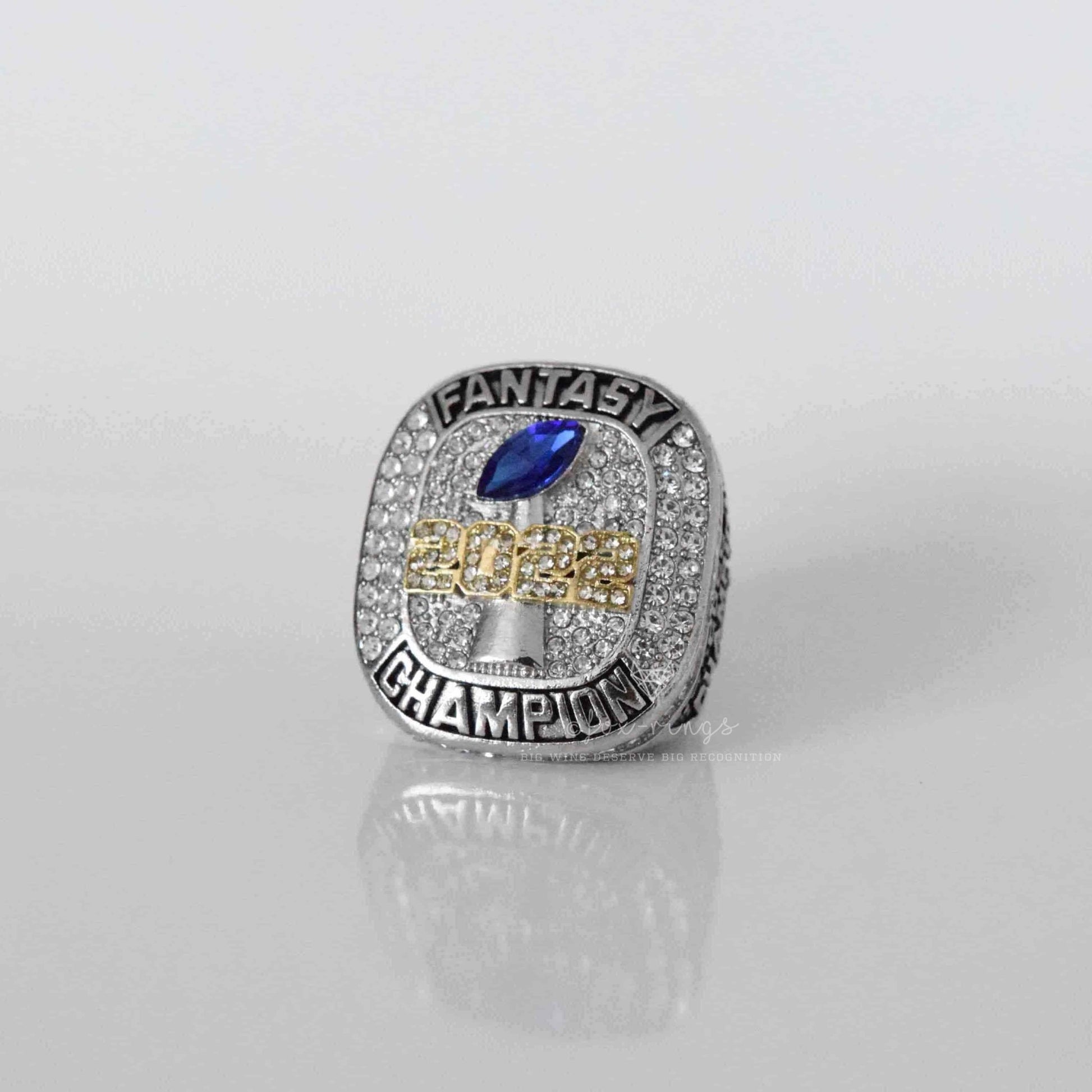 Fantasy 2022 League Champion (Elite Design) - FoxRings Exclusive - FFL Football Championship Ring - Fox - Rings