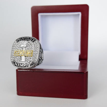 Fantasy 2023 League Champion (Elite Design) - FoxRings Exclusive - FFL Football Championship Ring - Fox - Rings