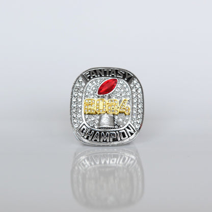 Fantasy 2024 League Champion (Elite Design) - FoxRings Exclusive - FFL Football Championship Ring - Fox - Rings