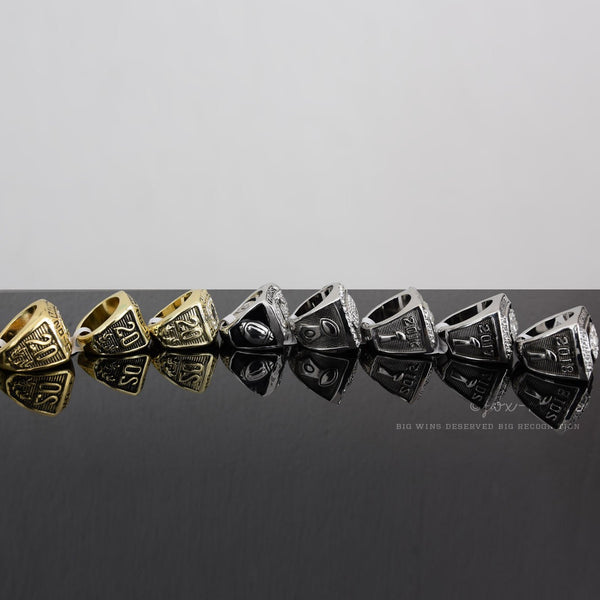 Fantasy Football League (2011/2012/2013/2014/2015/2016/2017/2018) - Championship Rings [8 Ring Set] - Fox - Rings