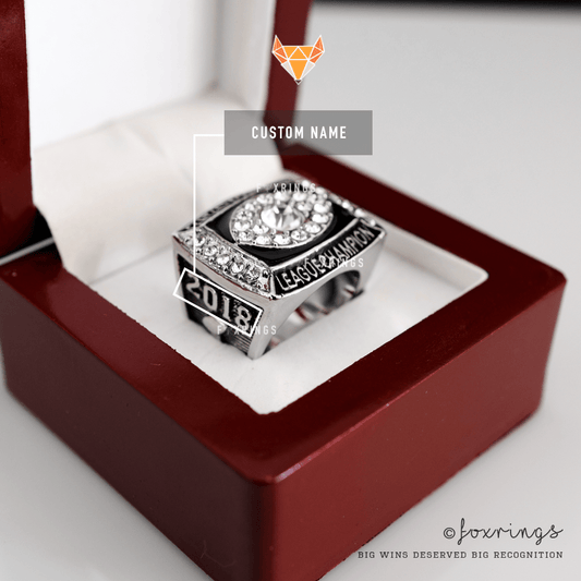 Fantasy Football League (2018) - CUSTOM NAME Championship Ring - Fox - Rings