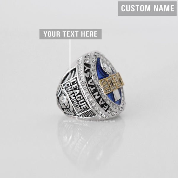 FFL FANTASY Football Champion 2021 - CUSTOM NAME Championship Ring (FoxRings Exclusive) - Fox - Rings