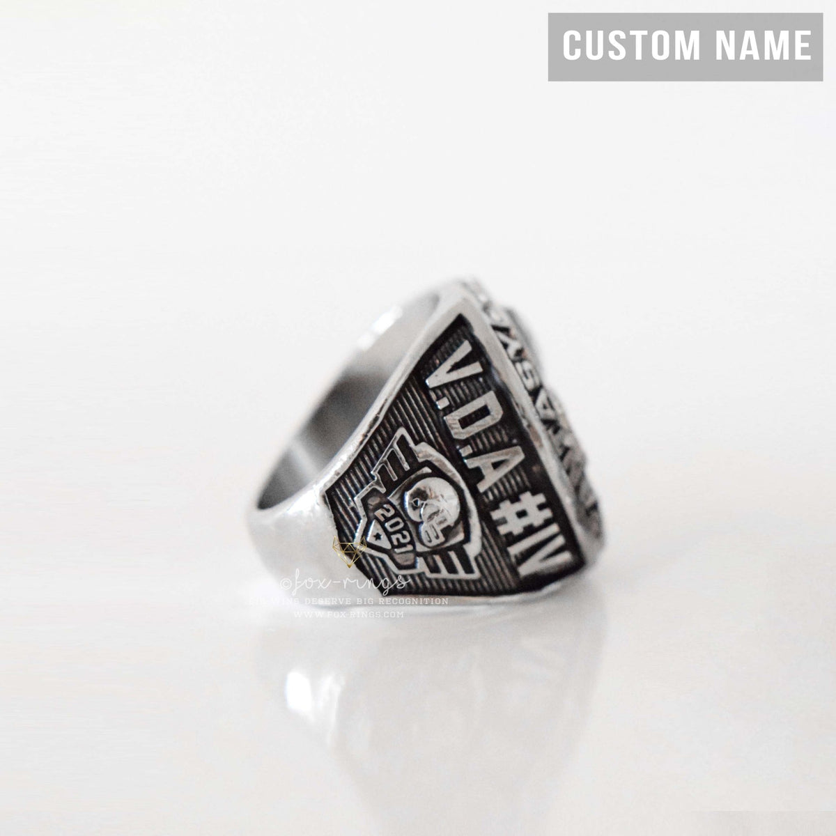 FFL FANTASY Football Champion 2022 - CUSTOM NAME Championship Ring (FoxRings Exclusive) - Fox - Rings