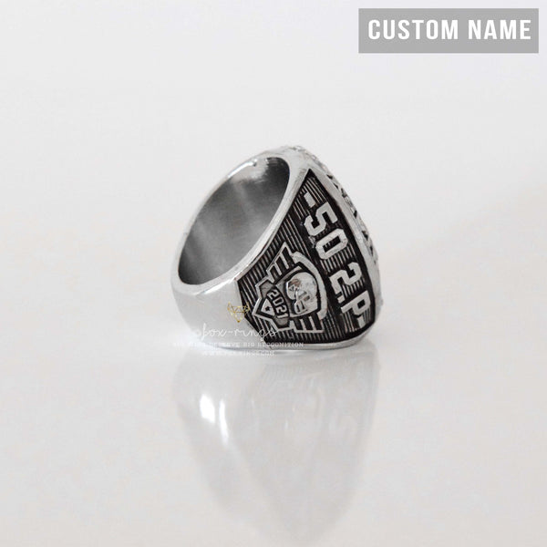 FFL FANTASY Football Champion 2022 (FoxRings Exclusive) CUSTOM NAME (Colored Top) Championship Ring (2 Custom Sides) - Fox - Rings
