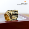 FFL - Fantasy Football League (2017) - CUSTOM NAME Championship Ring (Gold Plated) - Fox - Rings