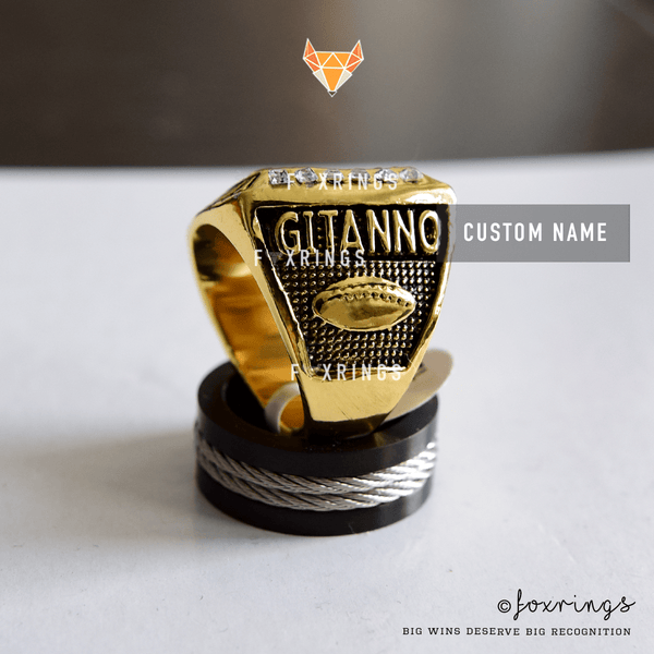 FFL - Fantasy Football League (2018) - CUSTOM NAME Championship Ring - Fox - Rings