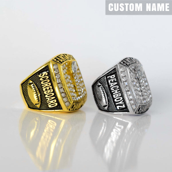 PREMIUM FFL - Fantasy Football League (2026) - CUSTOM NAME Championship Ring