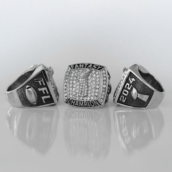 PREMIUM FFL - Fantasy Football League (2024) - CUSTOM NAME Championship Ring