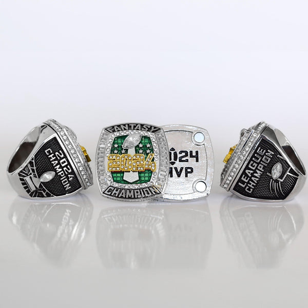 Flagship 2024 Fantasy League Champion - FoxRings Exclusive - FFL Football Championship Ring - Fox - Rings