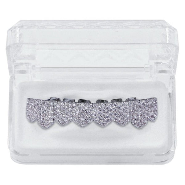 Iced Out Grillz (Custom Fit) Micro Pave Cubic Zirconia - Fox - Rings