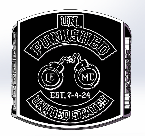 Unpunished MC - Motorcycle Club Ring