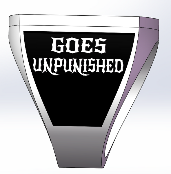 Unpunished MC - Motorcycle Club Ring