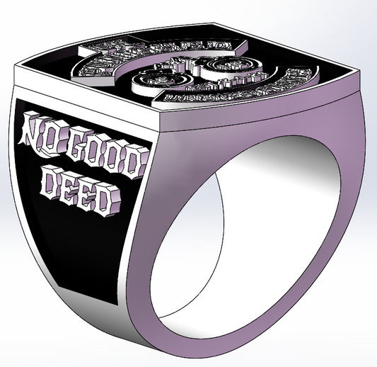 Unpunished MC - Motorcycle Club Ring