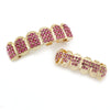 Mardi Gras Themed Grillz (Iced Out CZ Diamonds) - Fox - Rings