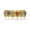 Mardi Gras Themed Grillz (Iced Out CZ Diamonds) - Fox - Rings