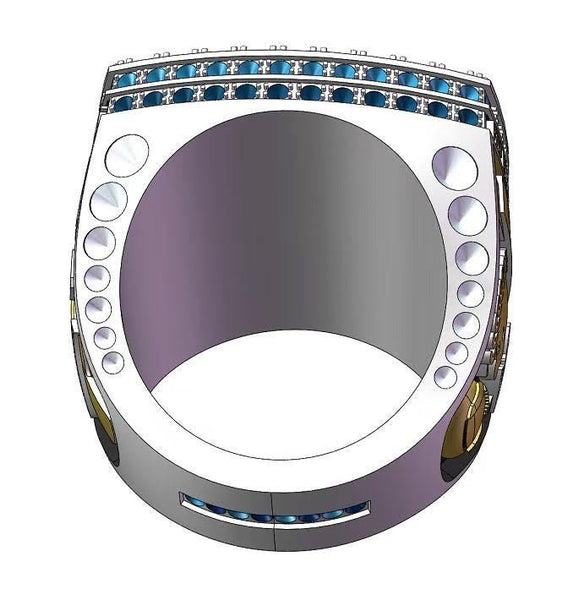 Mountain Valley League (2021) Championship Ring - Premium Plan - Fox - Rings