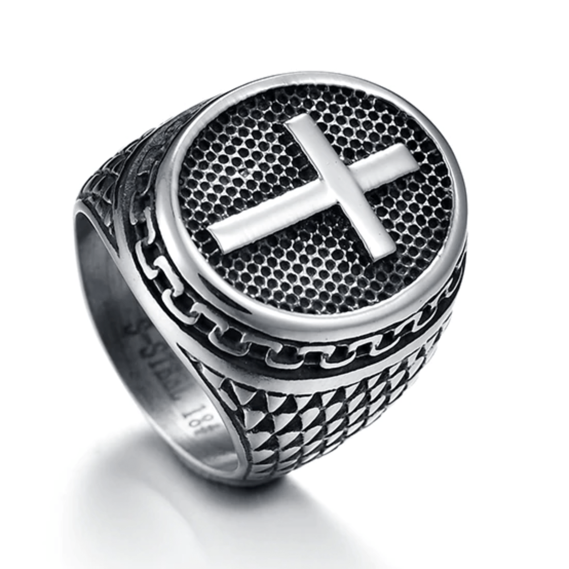 Pastor's Holy Cross Ring (Minister / Deacon / Bishop / Apostle) - Fox - Rings