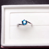 Perfect Blue Luminous Ring - 925 STERLING SILVER - Fox - Rings
