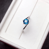 Perfect Blue Luminous Ring - 925 STERLING SILVER - Fox - Rings