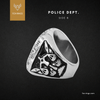 Police Department (CUSTOM NAME) Ring - To Protect and To Serve - Fox - Rings