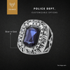 Police Department (CUSTOM NAME) Ring - To Protect and To Serve - Fox - Rings