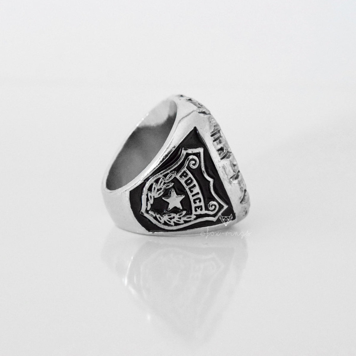 Police Department Ring - To Protect and To Serve - Fox - Rings