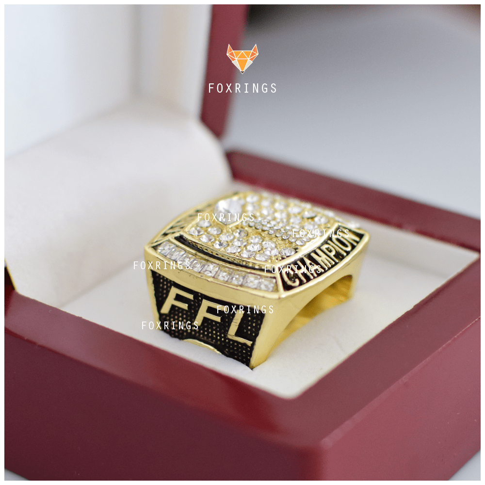 PREMIUM FFL - Fantasy Football League (2017) - Championship Ring - Fox - Rings
