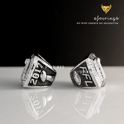 PREMIUM FFL - Fantasy Football League (2017) - Championship Ring - Fox - Rings