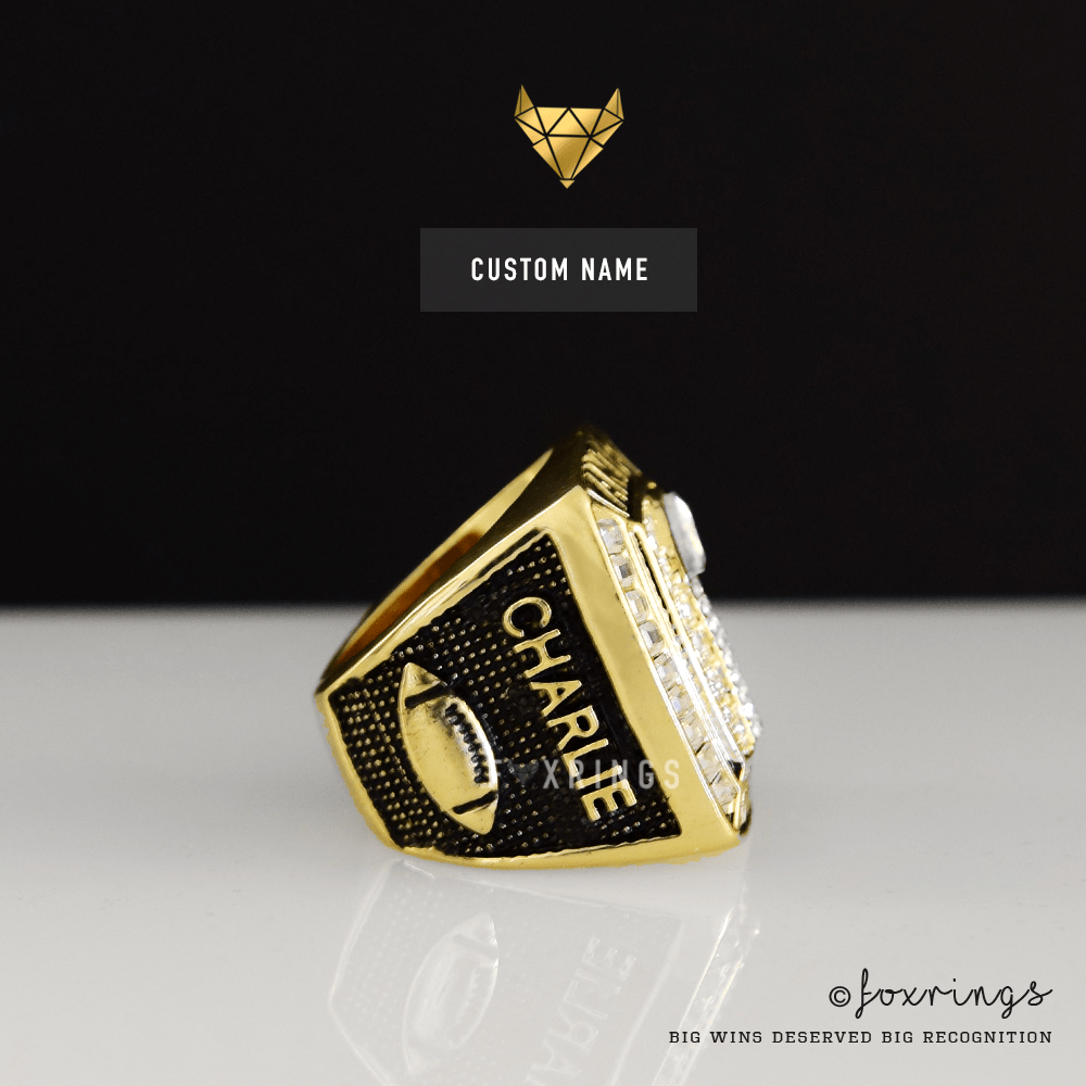 PREMIUM FFL - Fantasy Football League (2017) - CUSTOM NAME Championship Ring - Fox - Rings