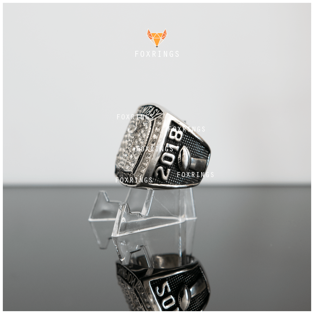PREMIUM FFL - Fantasy Football League (2018) - Championship Trophy Ring - Fox - Rings