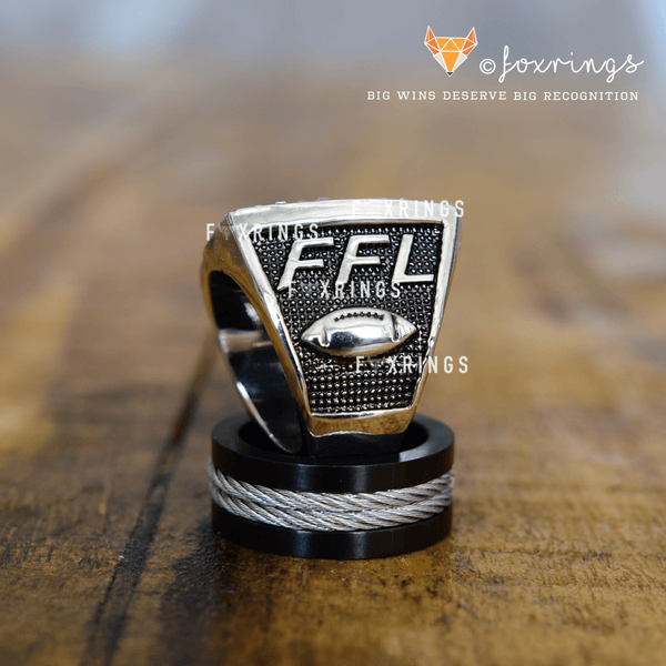PREMIUM FFL Fantasy Football League 2019 Championship Ring Fox Rings