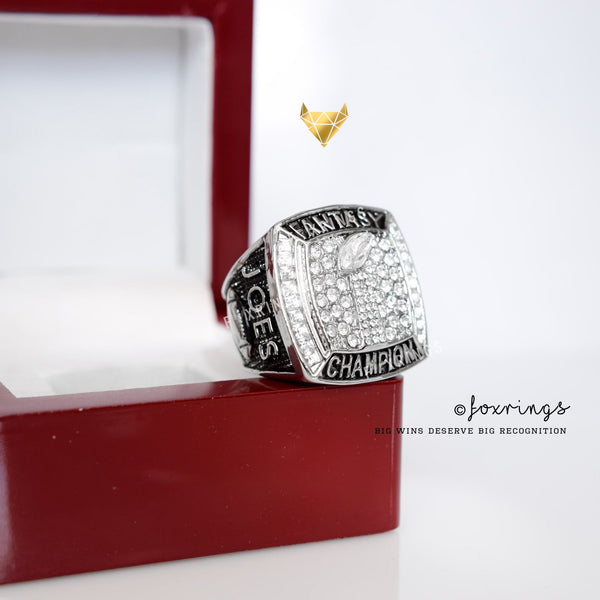 PREMIUM FFL - Fantasy Football League (2019) - CUSTOM NAME Championship Ring - Fox - Rings