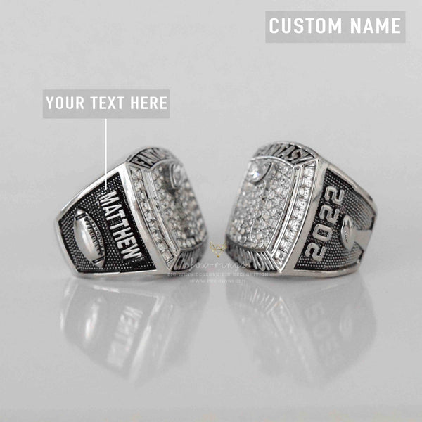 PREMIUM FFL - Fantasy Football League (2022) - CUSTOM NAME Championship Ring - Fox - Rings