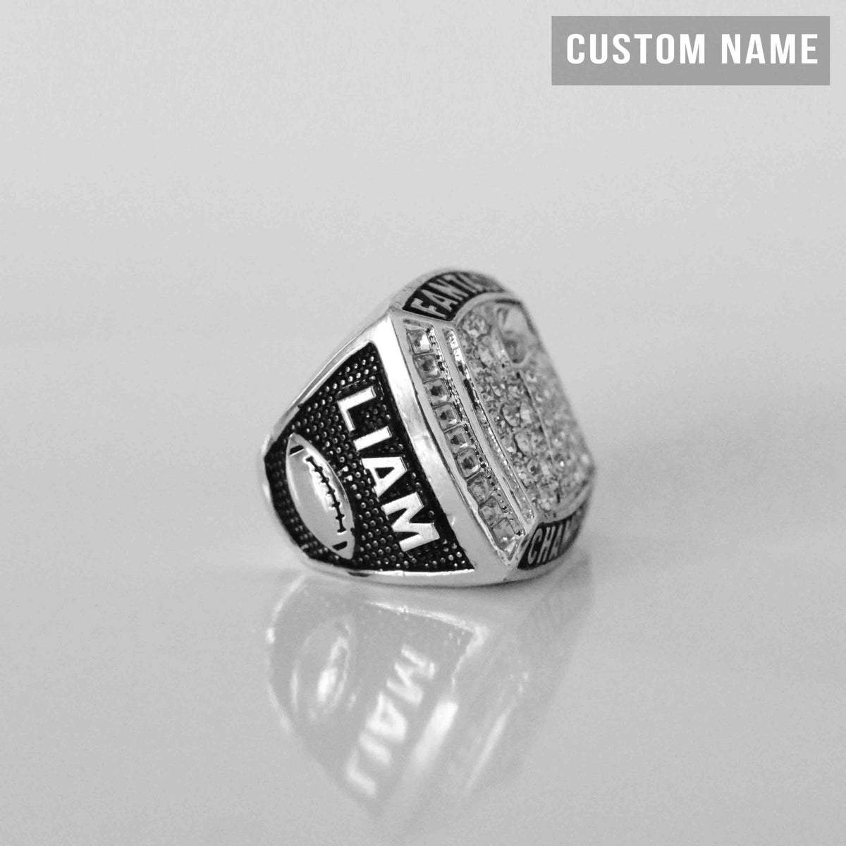 PREMIUM FFL - Fantasy Football League (2022) - CUSTOM NAME Championship Ring - Fox - Rings