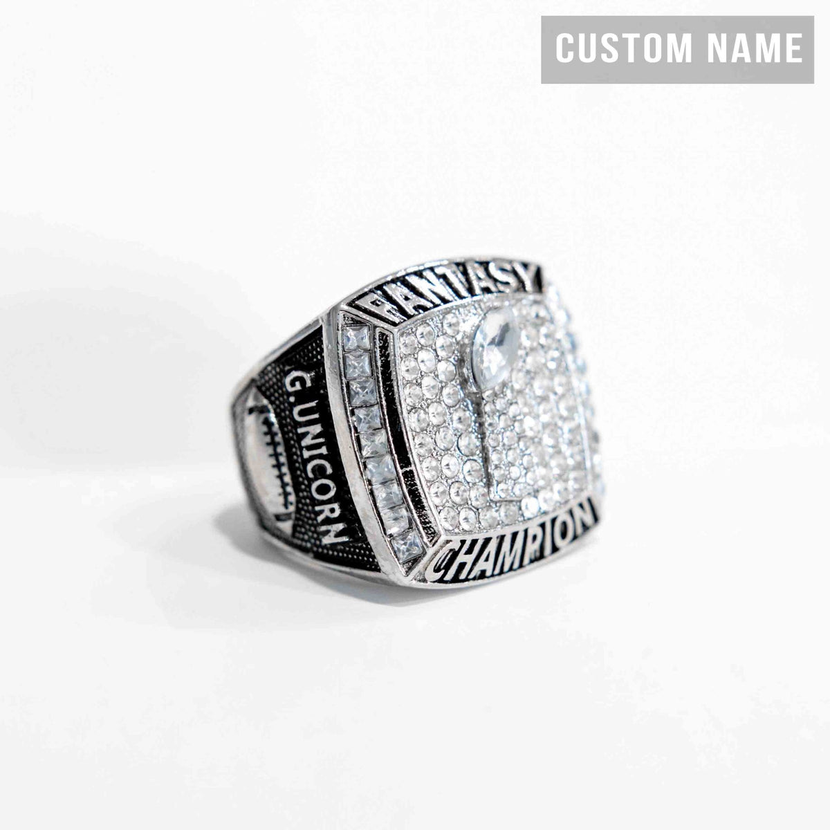 PREMIUM FFL - Fantasy Football League (2022) - CUSTOM NAME Championship Ring - Fox - Rings