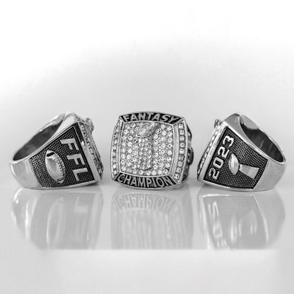PREMIUM FFL - Fantasy Football League (2023) - Championship Trophy Ring - Fox - Rings